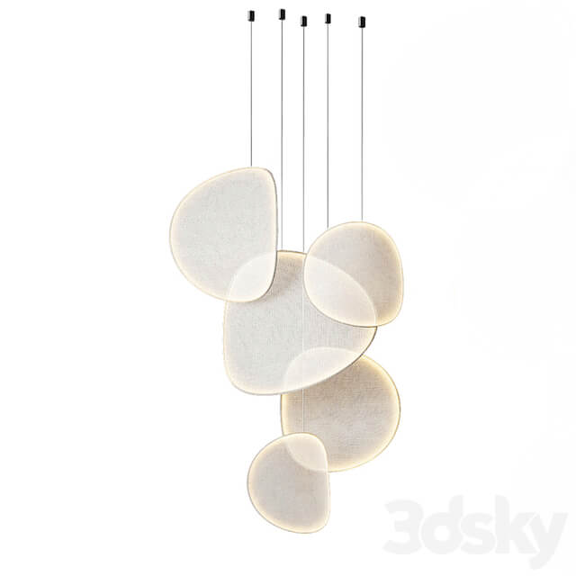 IIII 09 LED fabric pendant lamp