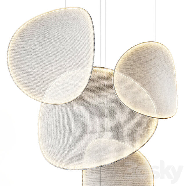 IIII 09 LED fabric pendant lamp
