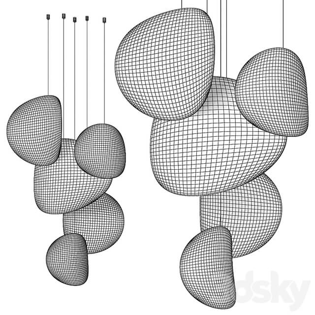 IIII 09 LED fabric pendant lamp