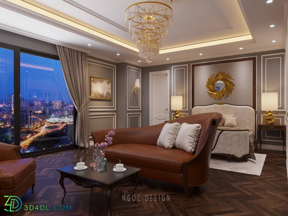 3D Interior Apartment 45 Scene File 3dsmax By NguyenBaoNgoc 