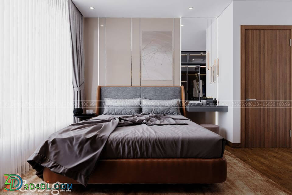 3D Interior Scene File 3dsmax Bedroom 169 By PhanThanhDuong 