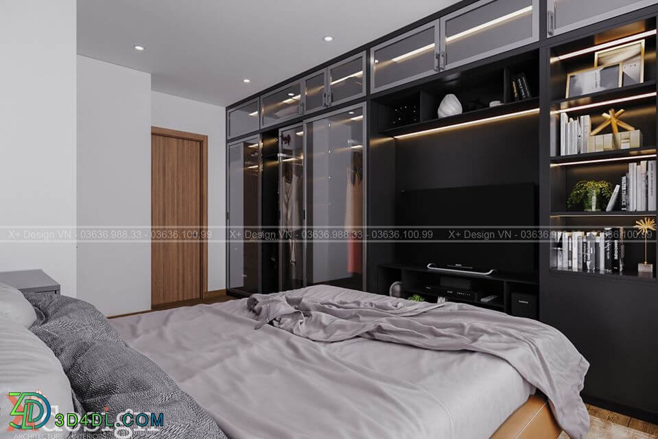 3D Interior Scene File 3dsmax Bedroom 169 By PhanThanhDuong 