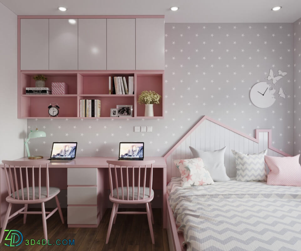 3D Model Interior Children Room 7 By PhuTran