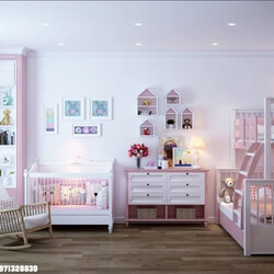 3D Model Interior Children Room 26  