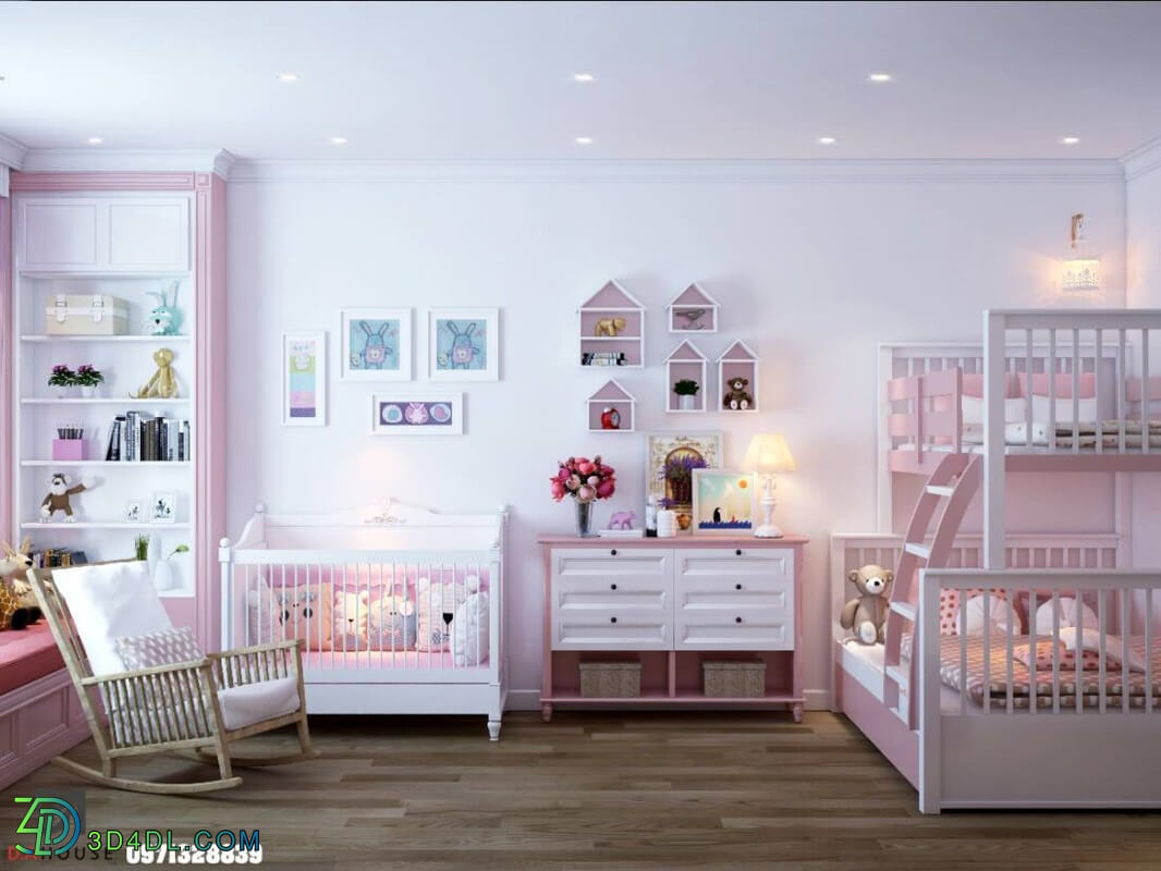 3D Model Interior Children Room 26 