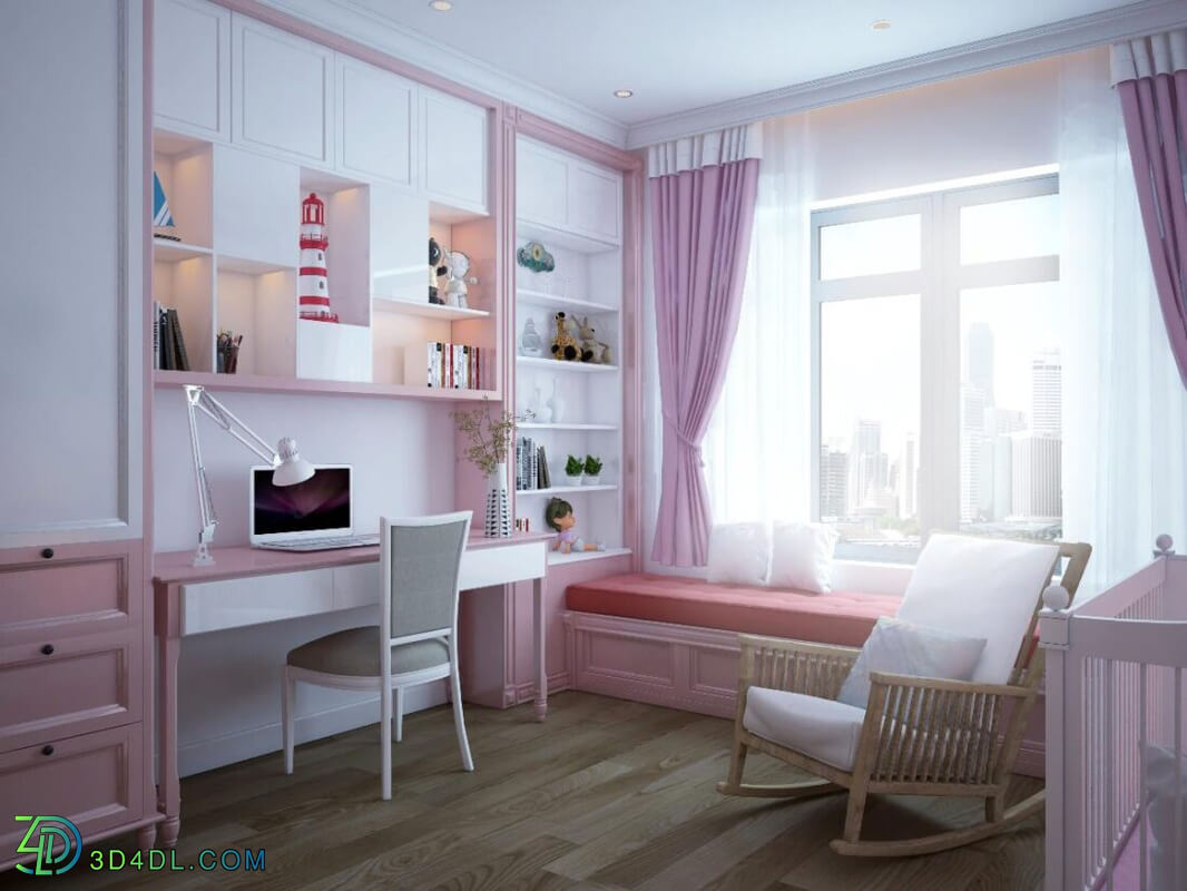 3D Model Interior Children Room 26 