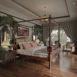  Bedroom Interior Model by Dang Hieu 