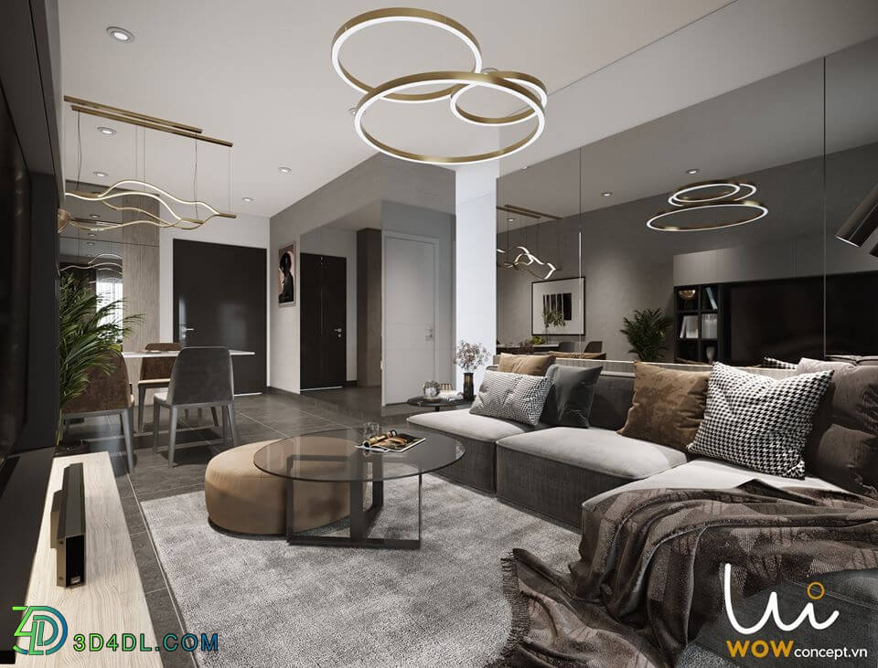 3D Interior Scene File 3dsmax Model Livingroom 403 By TranThang