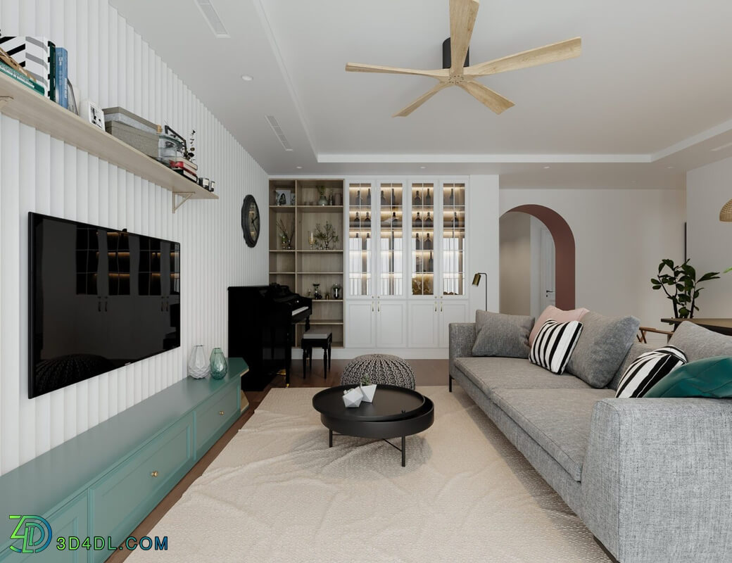 3D Interior Apartment 179 Scene File 3dsmax By Duc Nguyen