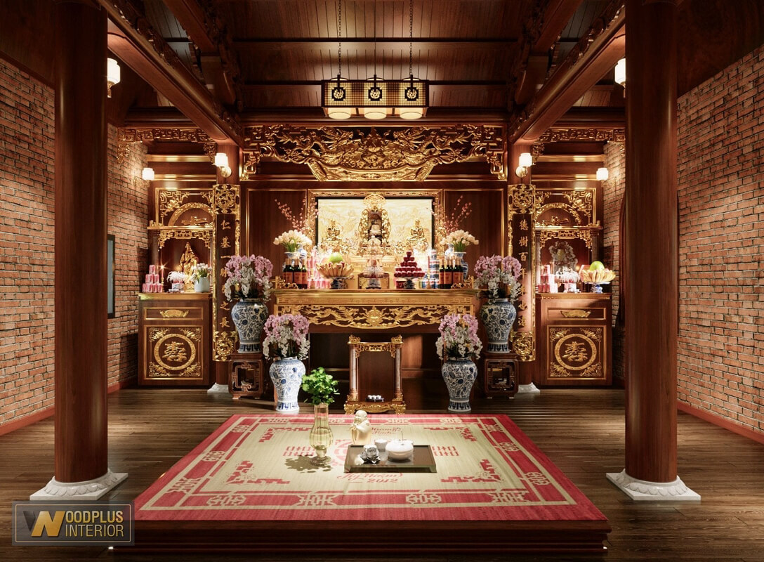  Altar Room Interior by Le Ti
