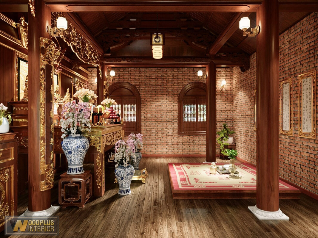  Altar Room Interior by Le Ti