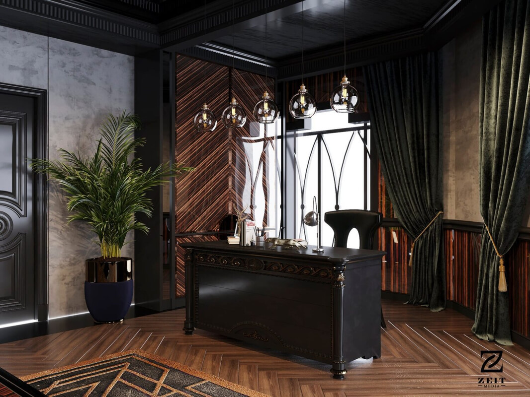  Office Room Interior Model by Bach Vu