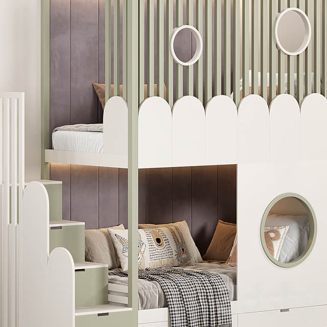 Designer two level bed Kids room