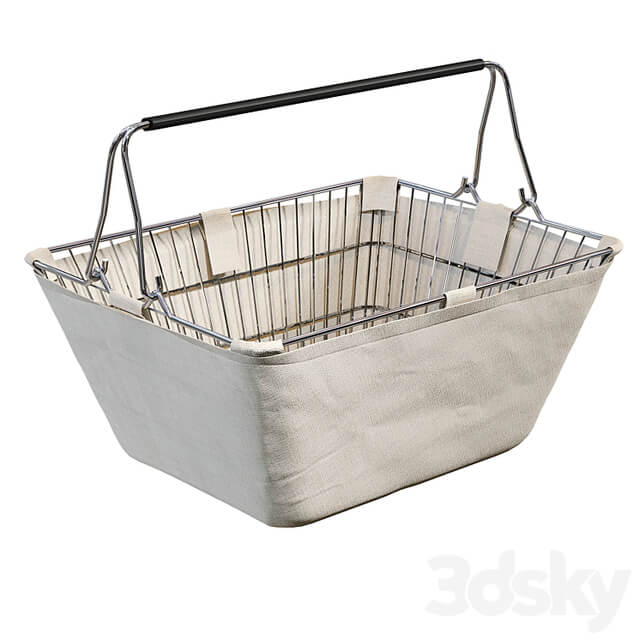 Rack with baskets for the store