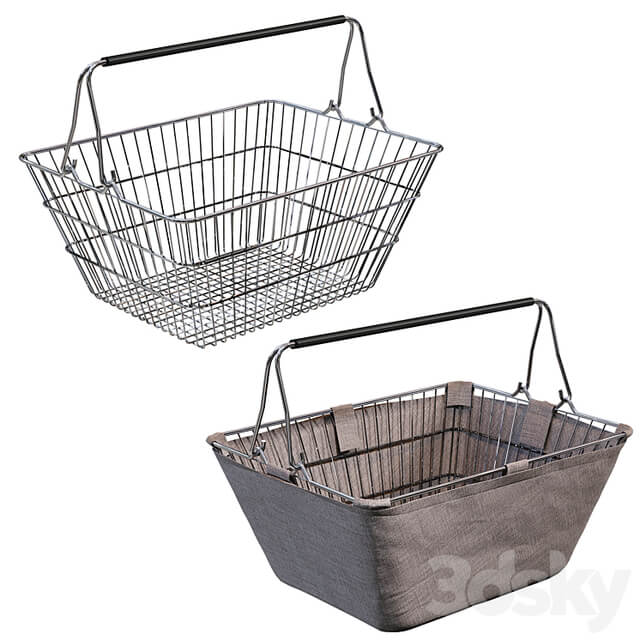 Rack with baskets for the store