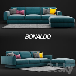 Bonaldo All One Sofa and Pouf 