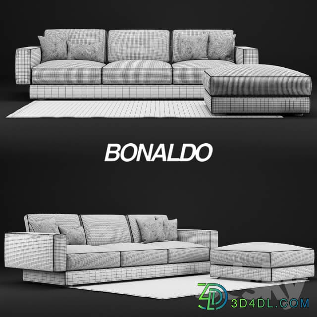 Bonaldo All One Sofa and Pouf