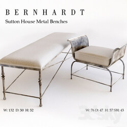 Sutton House Metal Bench 