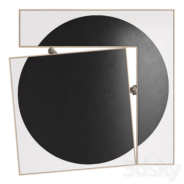 Modern Abstract Geometric Panel