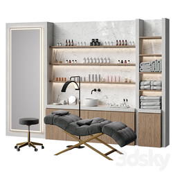 Beauty salon with couch and accessories \ Figuratti P03 