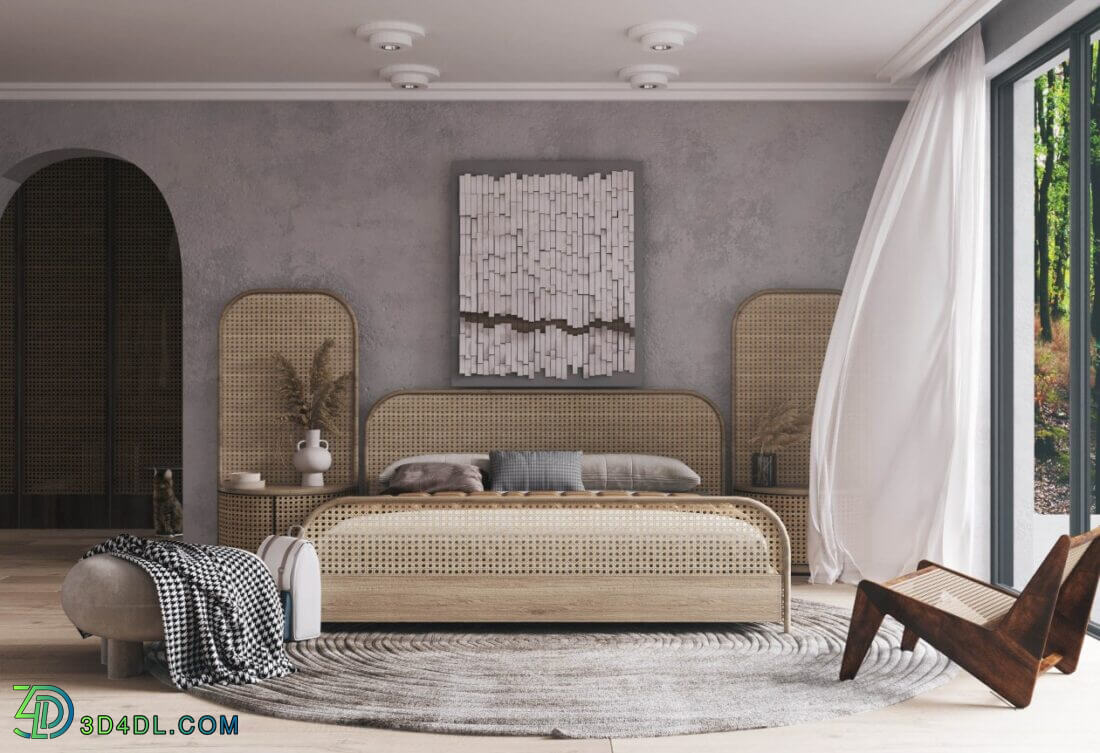 3D Interior Scenes File 3dsmax Model Bedroom 410 By Kha Vi