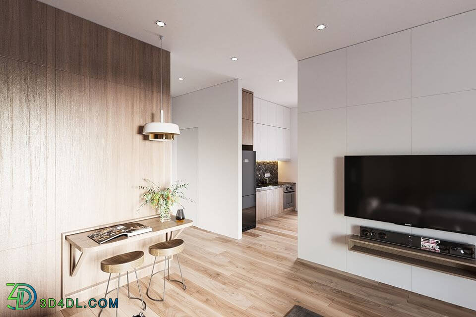 3D Interior Scene File 3dsmax Model Livingroom 317 By HuynhBoo