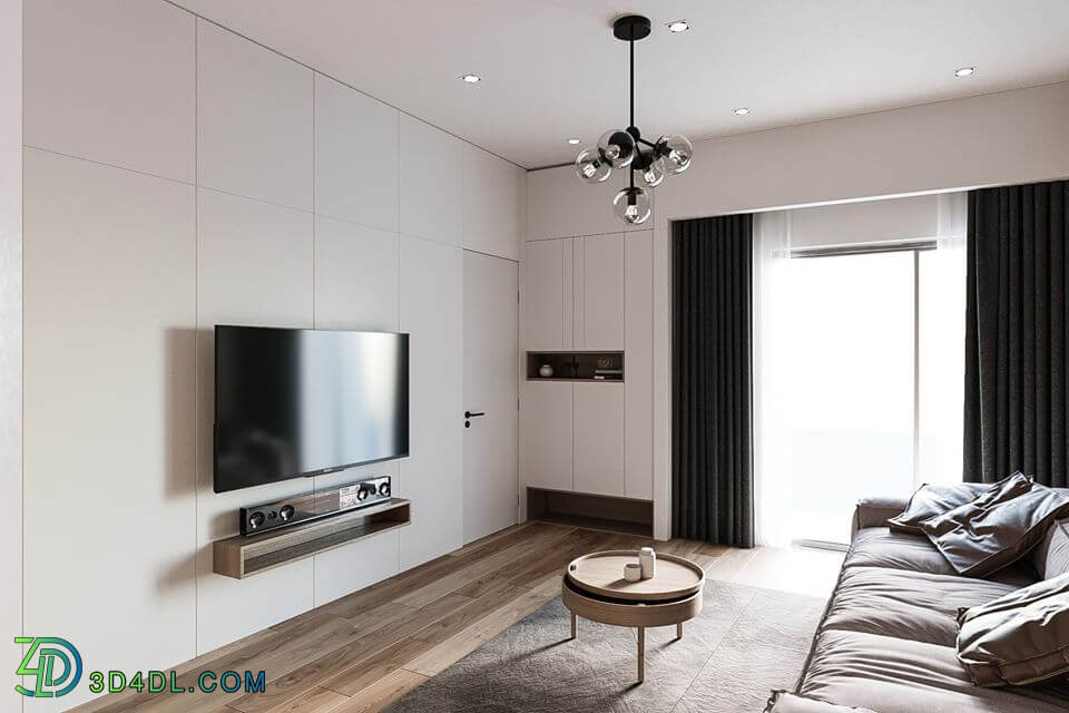 3D Interior Scene File 3dsmax Model Livingroom 317 By HuynhBoo