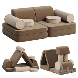 Children's Play Sofa Transformer Settee by Wigiwama 