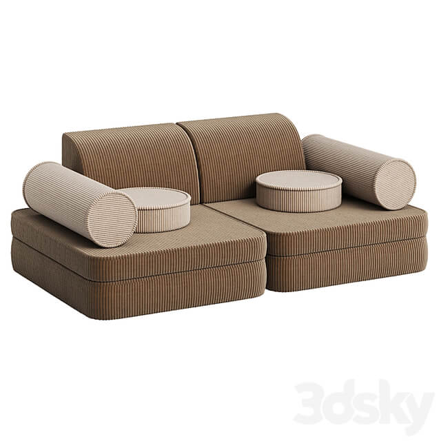 Children's Play Sofa Transformer Settee by Wigiwama