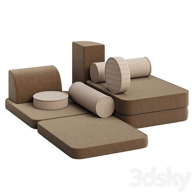 Children's Play Sofa Transformer Settee by Wigiwama