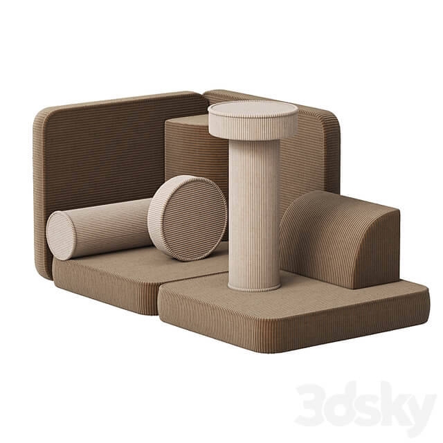 Children's Play Sofa Transformer Settee by Wigiwama