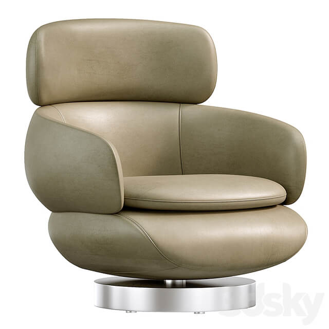 Vivienne High Armchair by Minotti