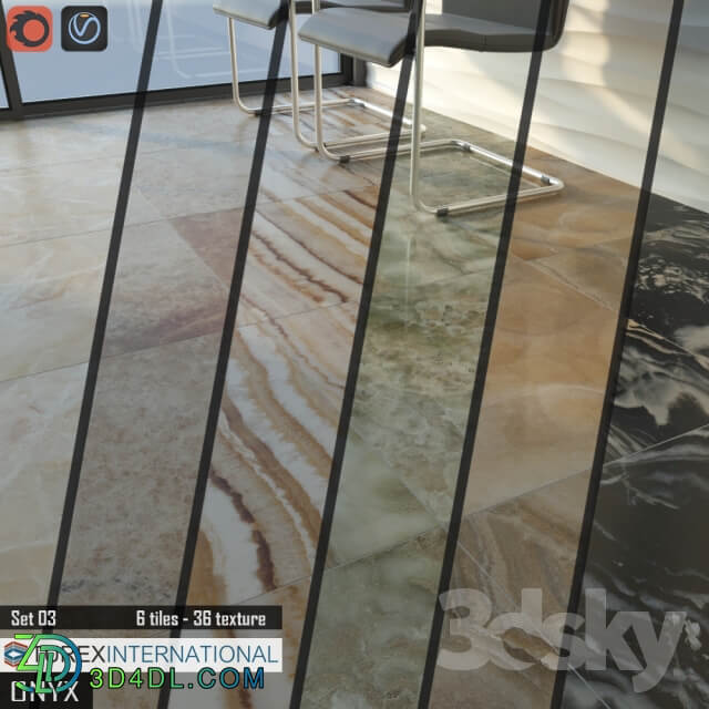 TUREX INTERNATIONAL Onyx Tiles Set 03
