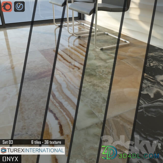 TUREX INTERNATIONAL Onyx Tiles Set 03