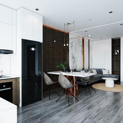 3D Interior Apartment 50 Scene File 3dsmax By DucNguyen  