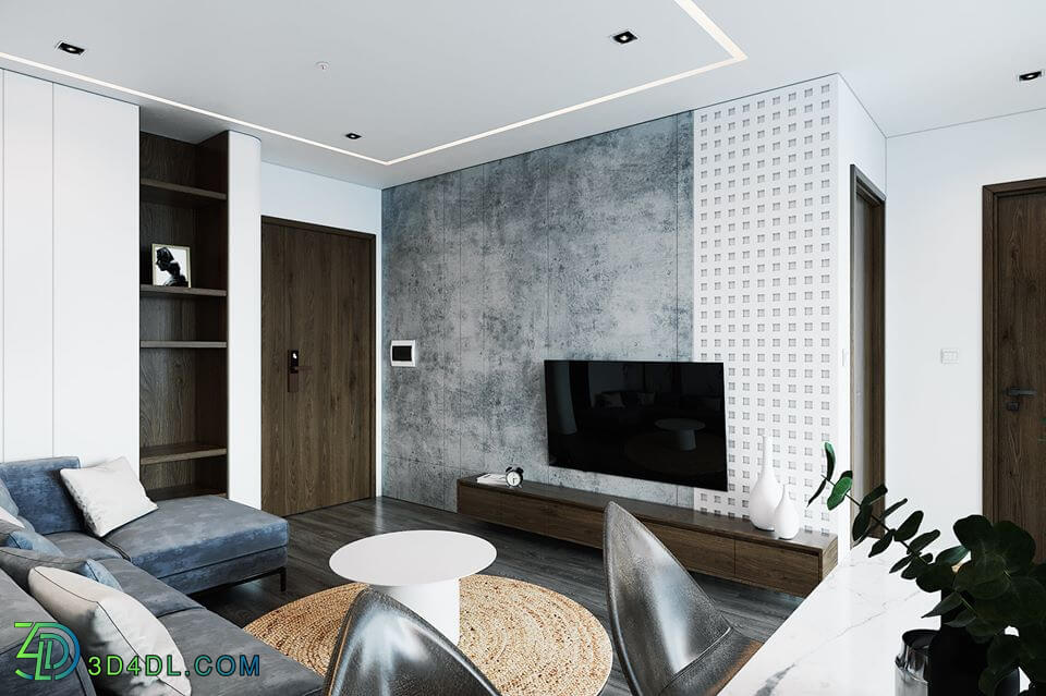 3D Interior Apartment 50 Scene File 3dsmax By DucNguyen 