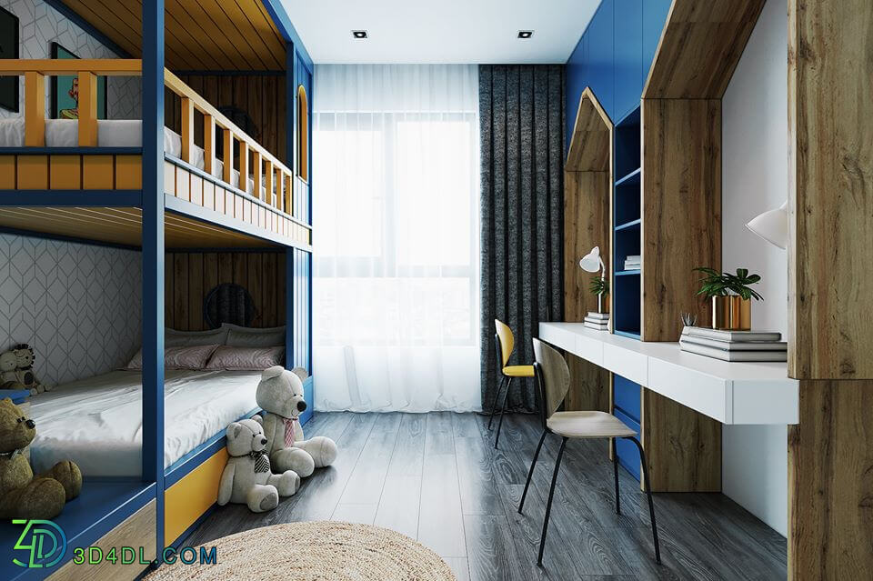 3D Interior Apartment 50 Scene File 3dsmax By DucNguyen 