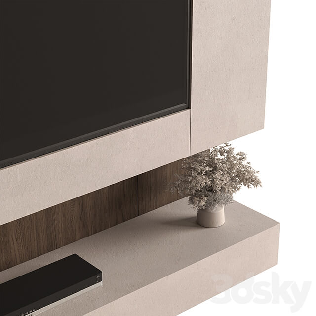 TV Wall Wooden Set 195