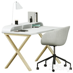 Working table Yvette chair 