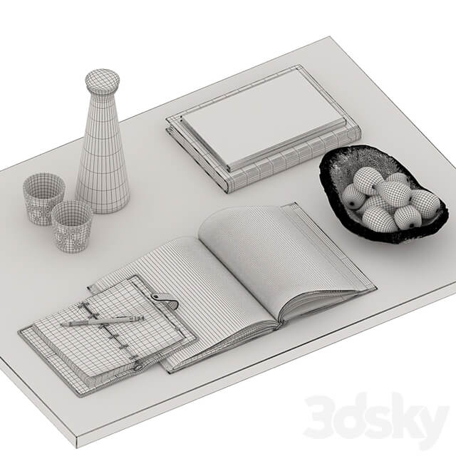 coffee table decor set 004