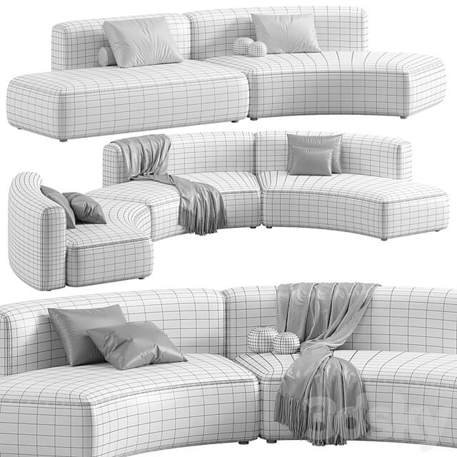 Cozy Curve Modular Sofa by MDF Italia