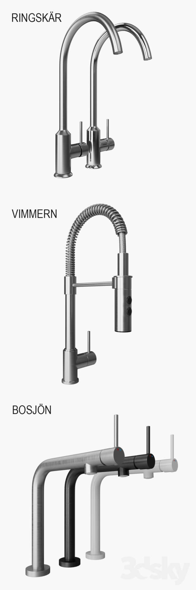 Fauset ikea mixer taps set 01