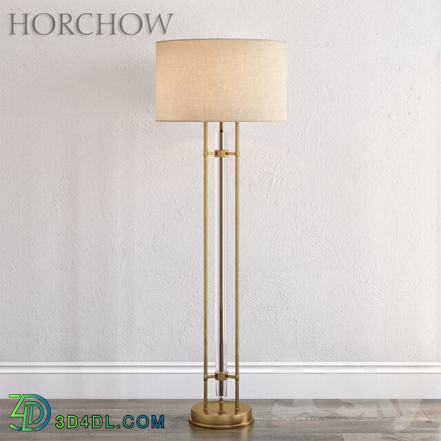 GLASS SPEAR FLOOR LAMP