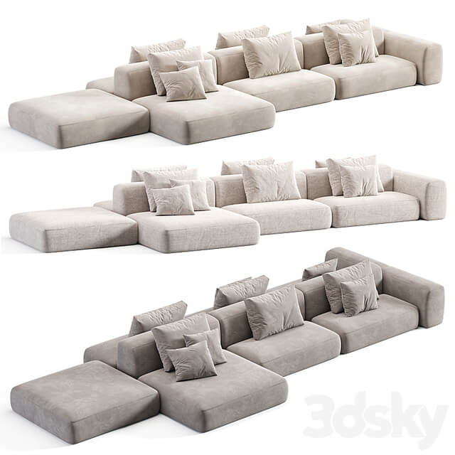 Stone Sofa Modular Sofa By Tamamm