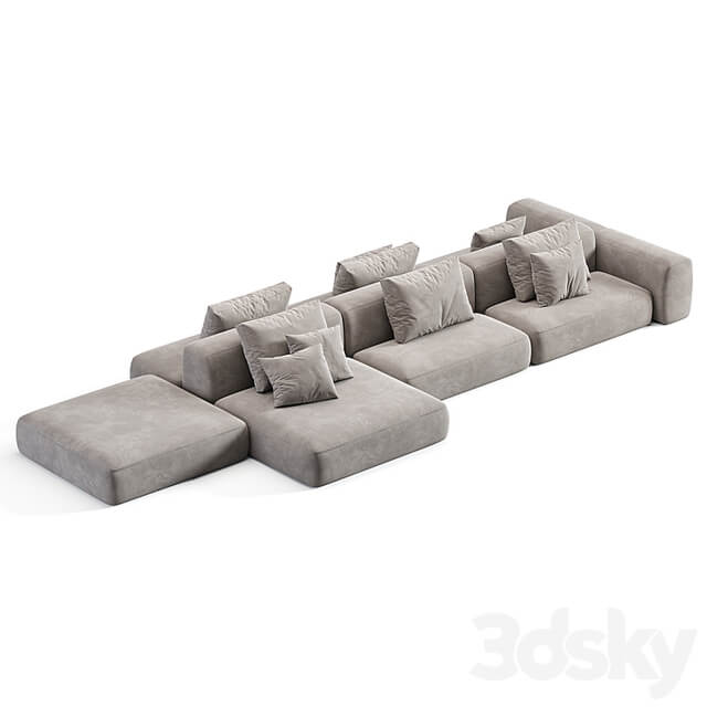 Stone Sofa Modular Sofa By Tamamm