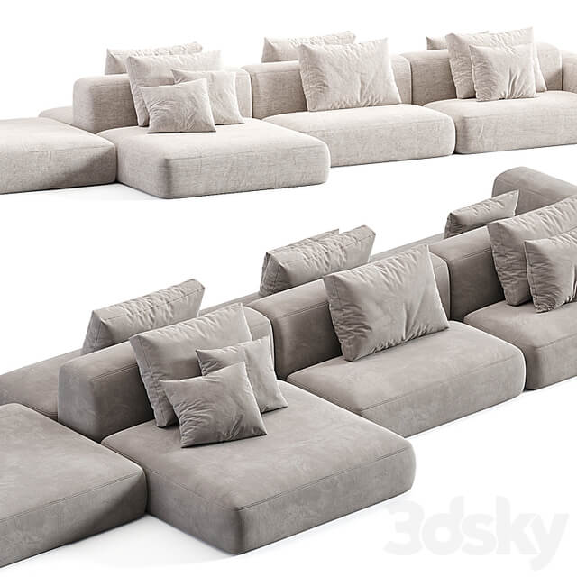 Stone Sofa Modular Sofa By Tamamm