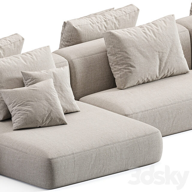 Stone Sofa Modular Sofa By Tamamm