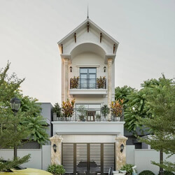  3D House Exterior By Dang Ba Quyet 