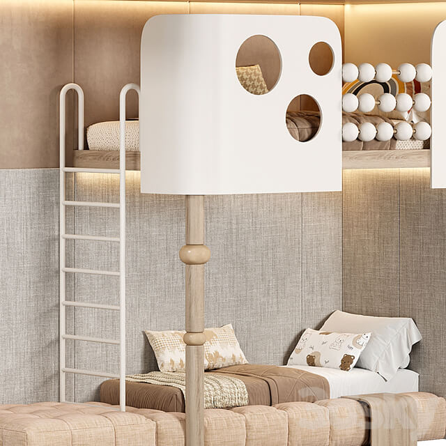 Children bunk bed Kids room