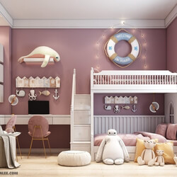 3D Model Interior Children Room 31 By HuyHieuLee 